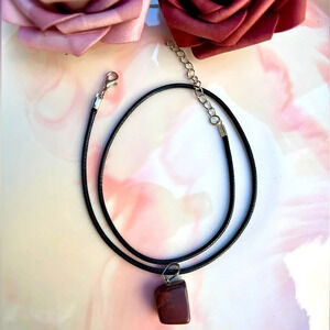 Natural Stone Pendant Necklace
